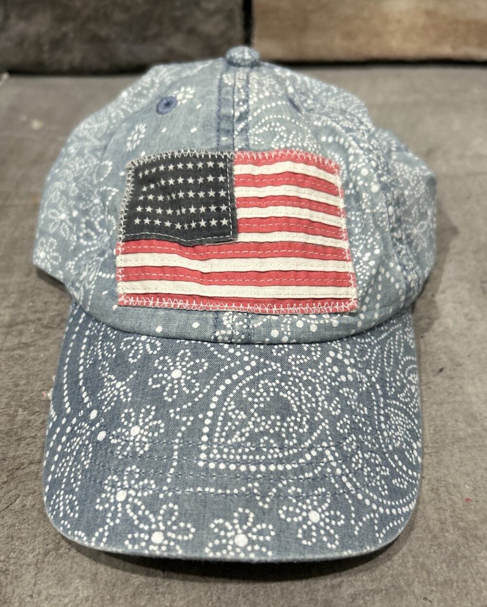 Polo Ralph Lauren Bandanna American Flag Youth Adjustable Hat